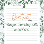 Dream: Bungee Jumping with coworkers