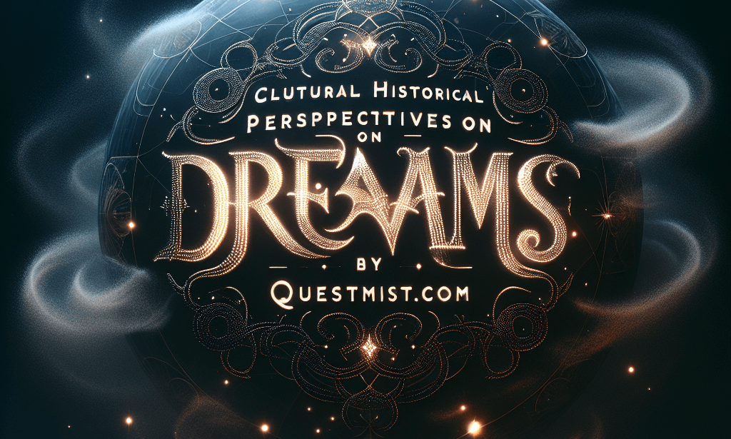 Cultural and Historical Perspectives on Dreams